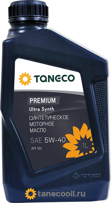 Масло моторное TANECO Premium Ultra Synth SAE 5W-40 1 литр